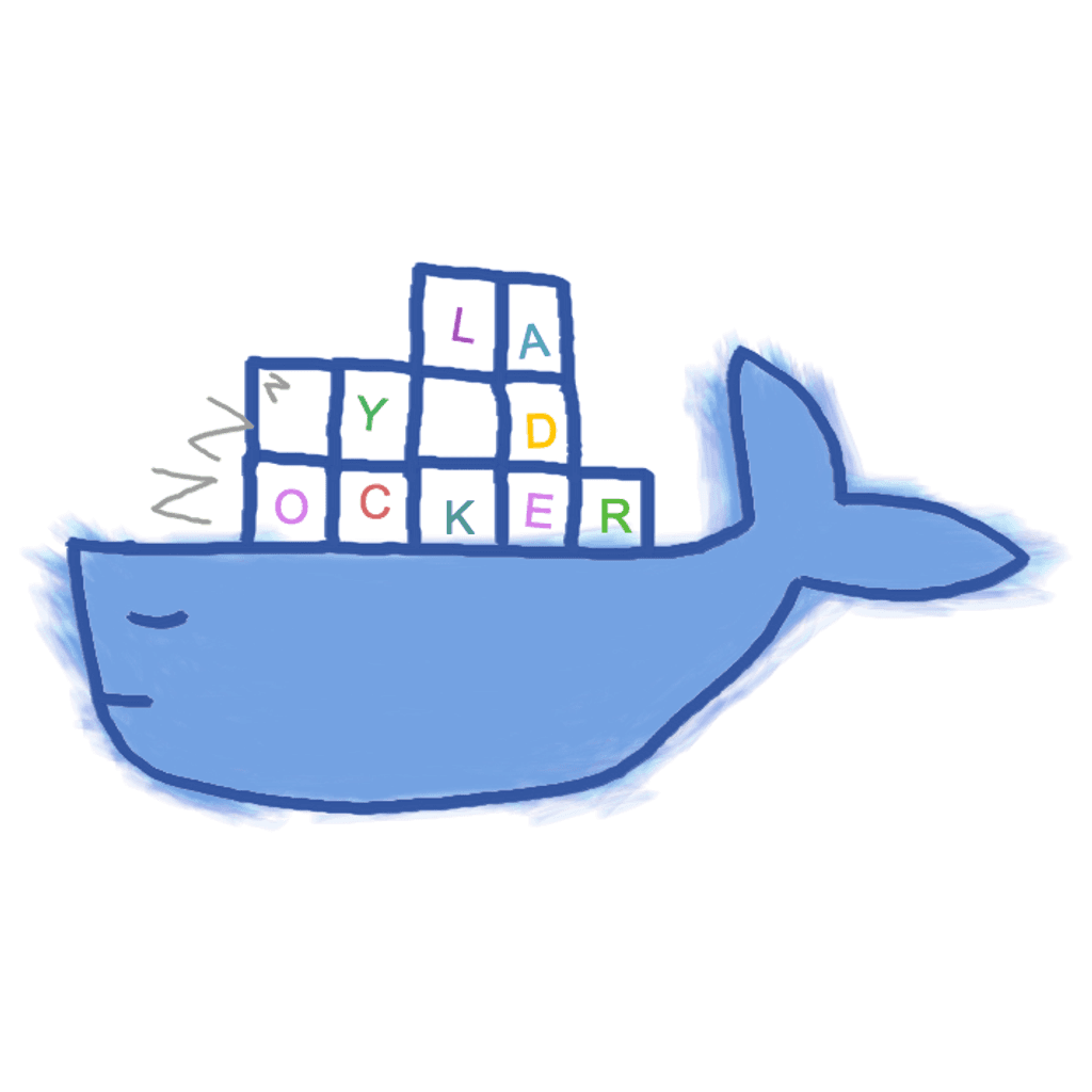 lazydocker sleepy whale mascot