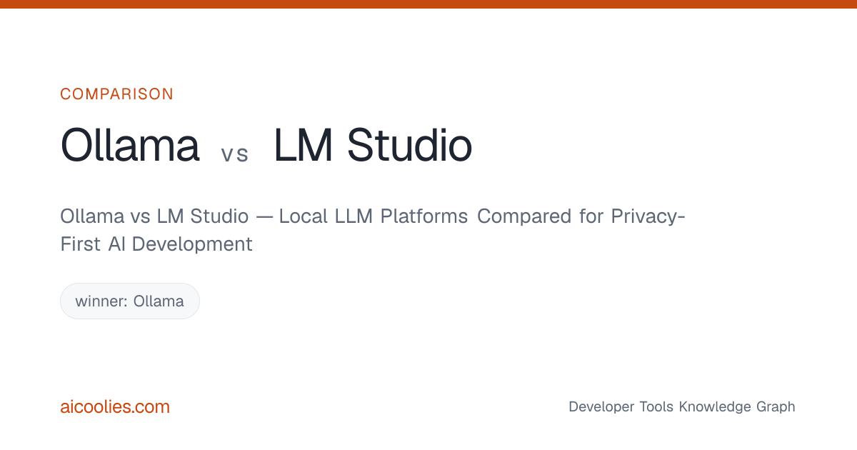 Ollama vs LM Studio — Local LLM Platforms Compared for Privacy-First AI ...