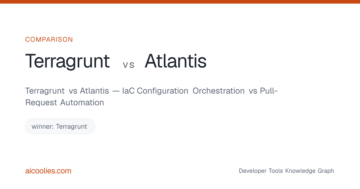 Terragrunt vs Atlantis — IaC Configuration Orchestration vs Pull ...