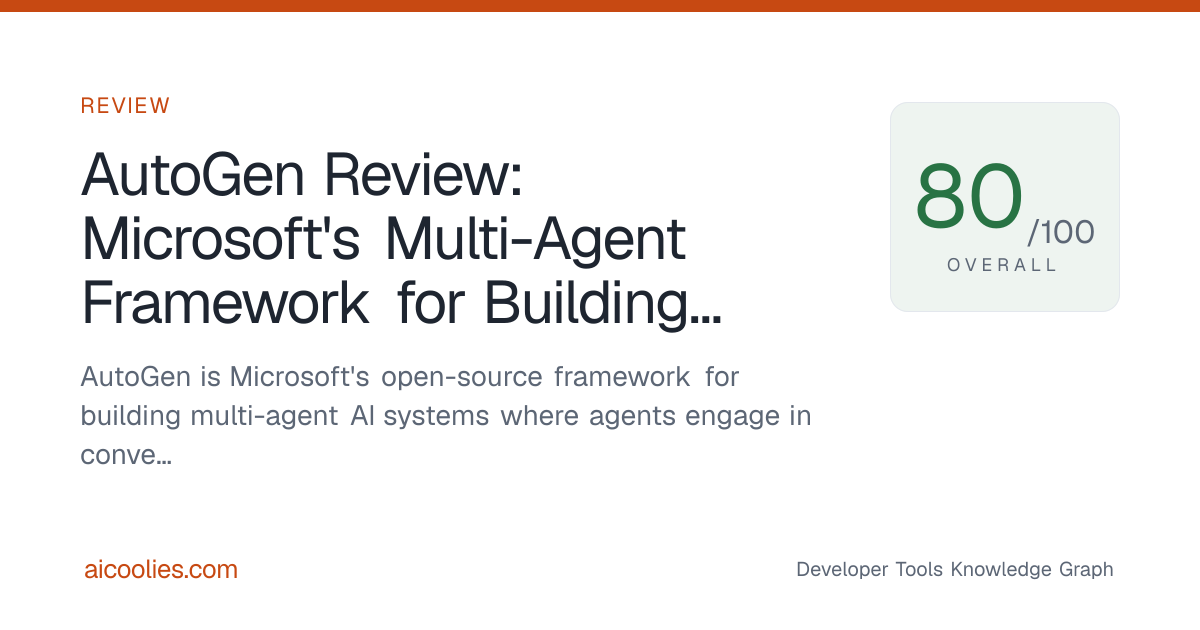 AutoGen Review: Microsoft's Multi-Agent Framework for Building ...