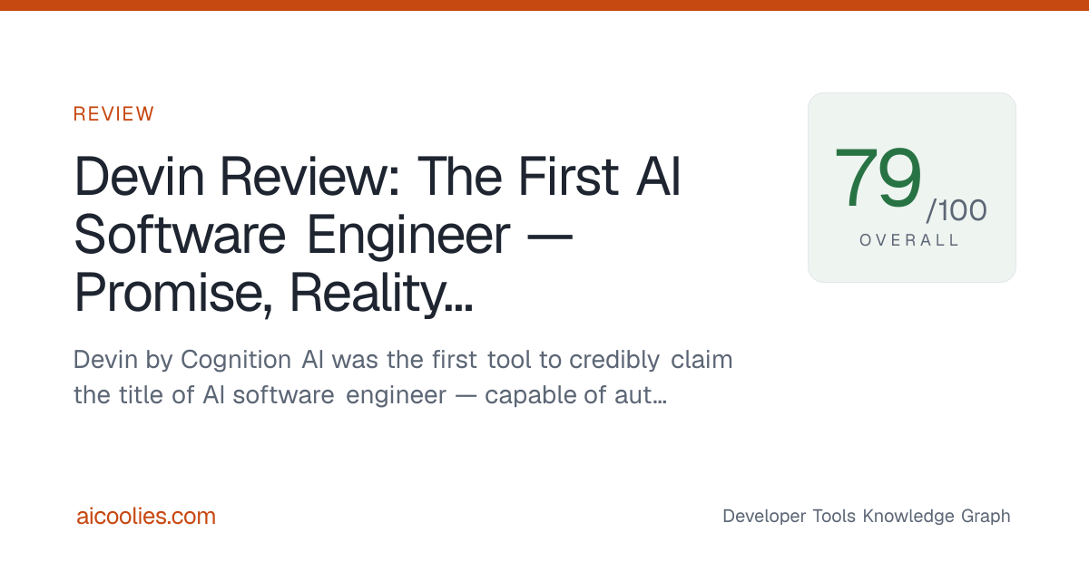 Devin Review: The First AI Software Engineer — Promise, Reality, and ...