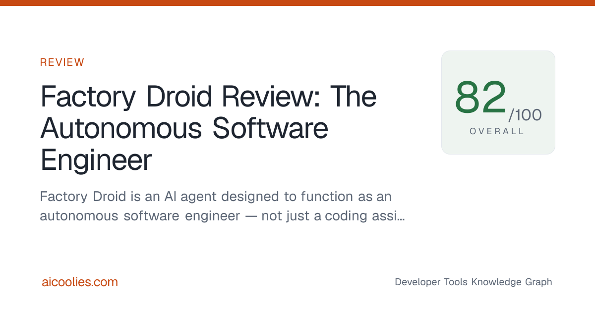 Factory Droid Review: The Autonomous Software Engineer — aicoolies
