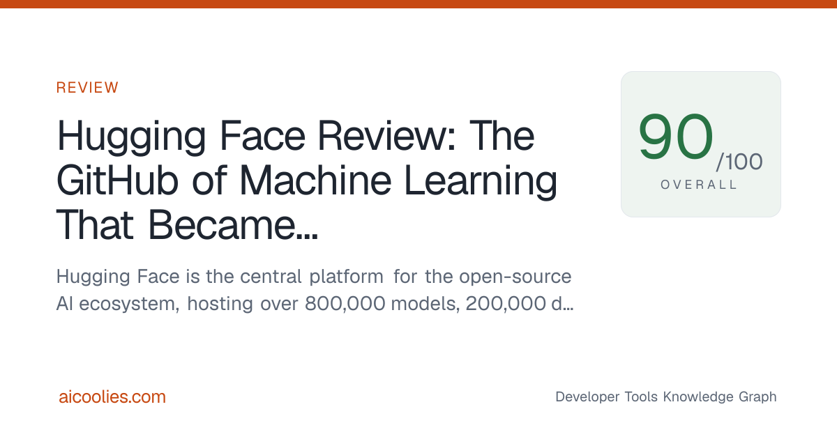 Hugging Face Review: The GitHub of Machine Learning That Became the ...