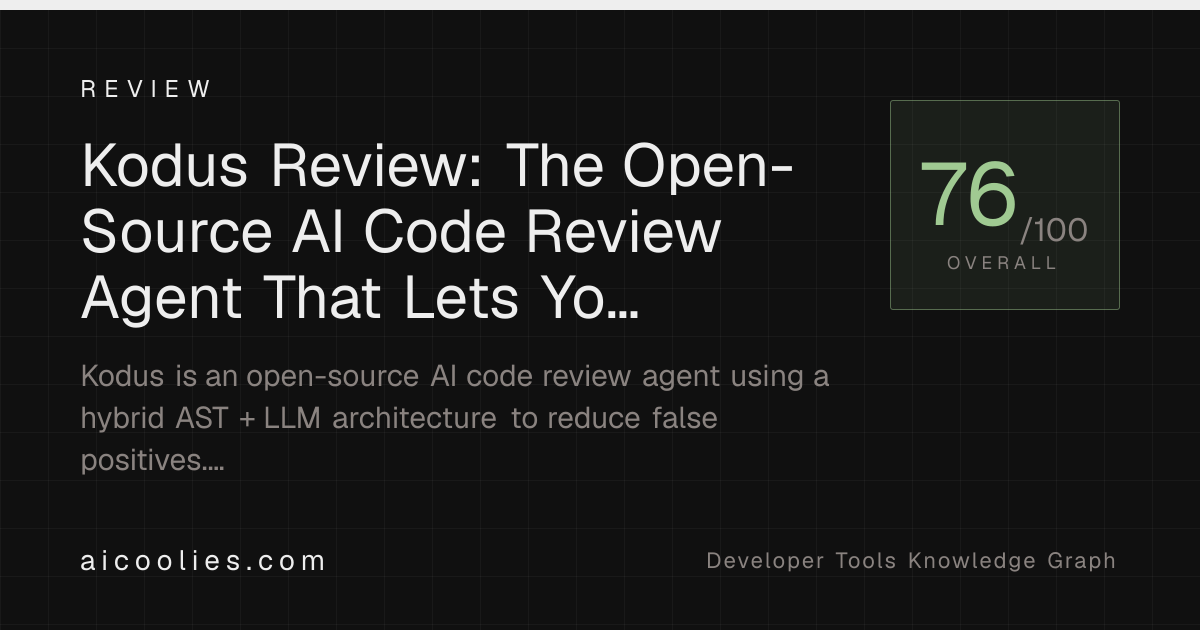 Kodus Review: The Open-Source AI Code Review Agent That Lets You Choose ...
