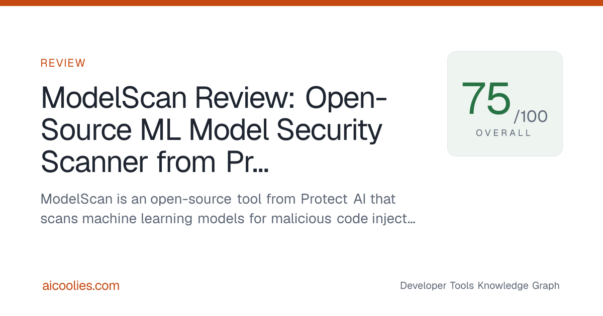 ModelScan Review: Open-Source ML Model Security Scanner from Protect AI ...
