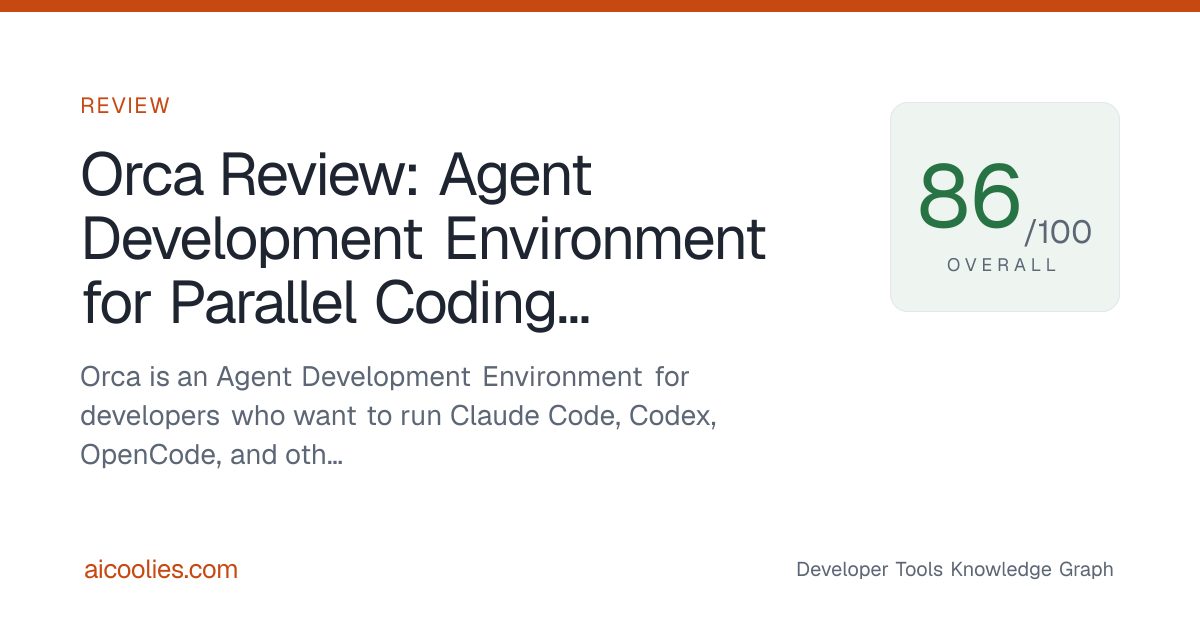 Orca Review: Agent Development Environment for Parallel Coding Agents ...