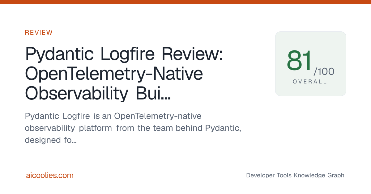 Pydantic Logfire Review: OpenTelemetry-Native Observability Built for ...