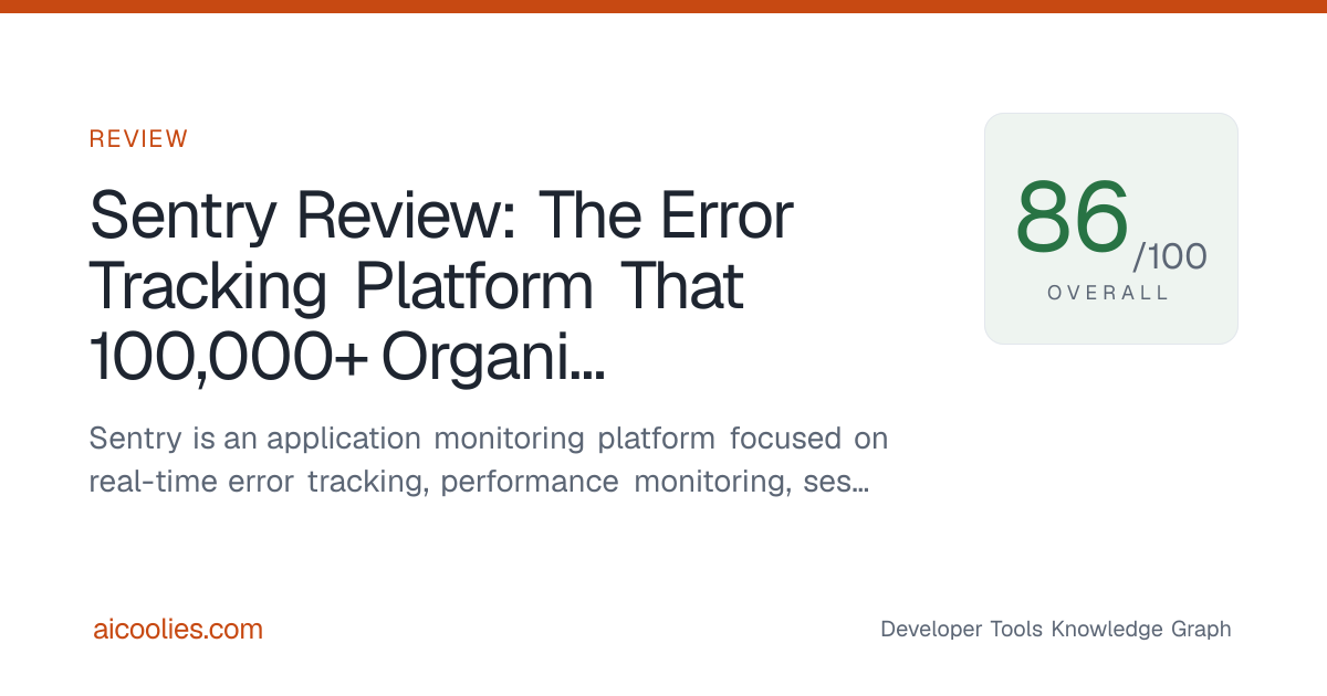 Sentry Review: The Error Tracking Platform That 100,000+ Organizations ...