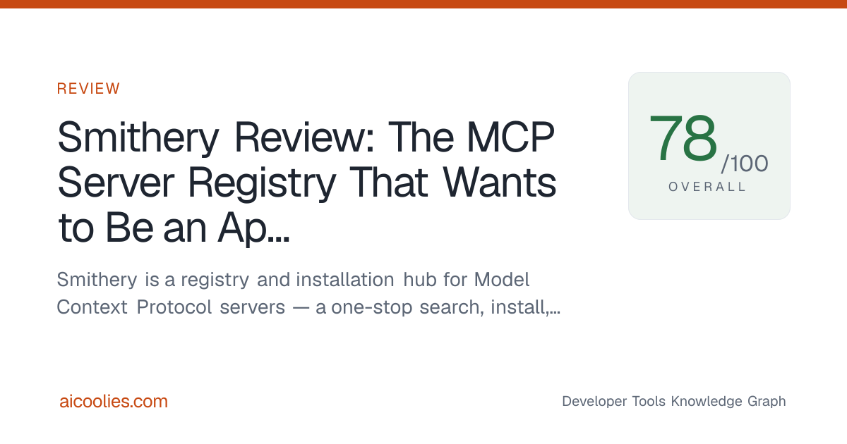 Smithery Review: The MCP Server Registry That Wants to Be an App Store ...