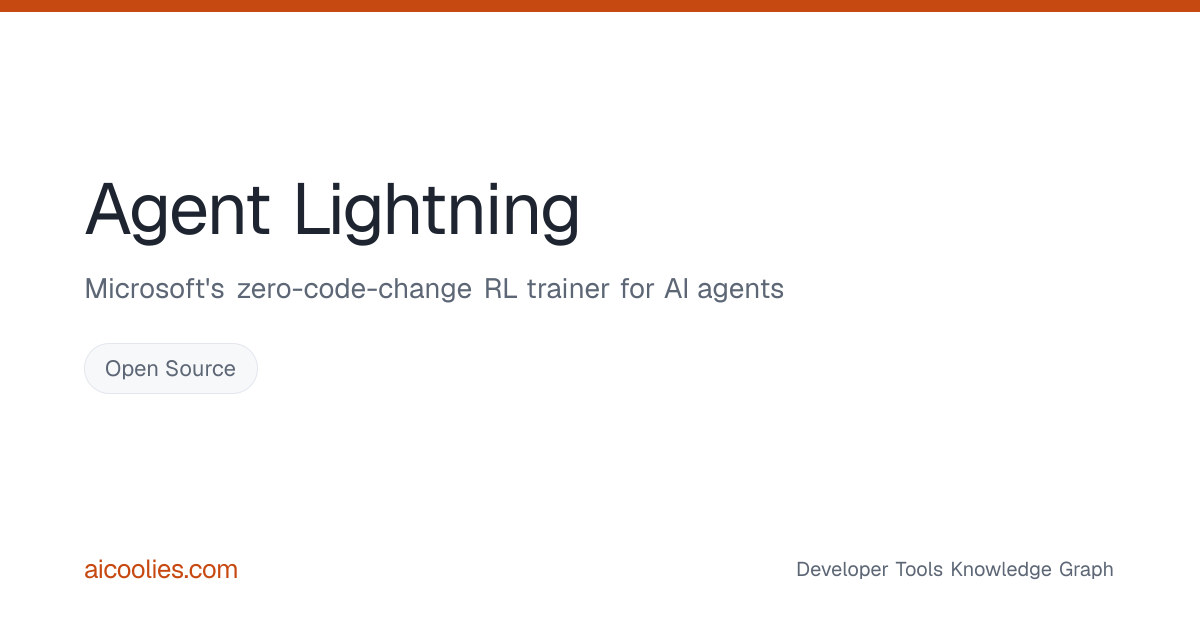 Lightning Feature Rfa Agent Lightning: Features, Pricing & Alternatives — aicoolies