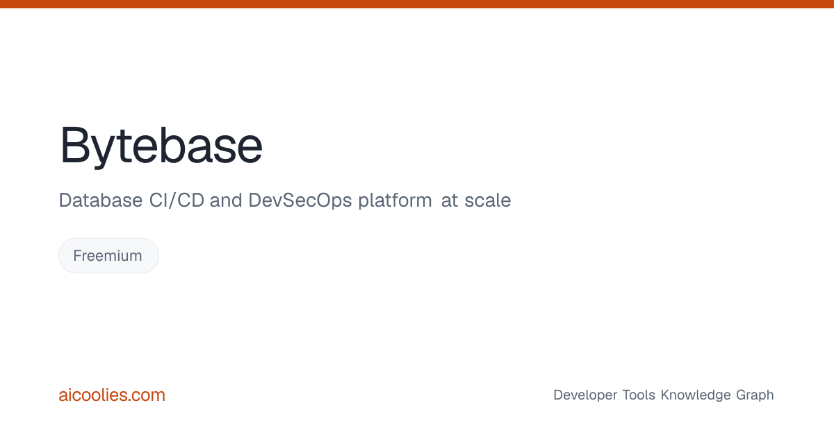 Bytebase: Features, Pricing & Alternatives — aicoolies