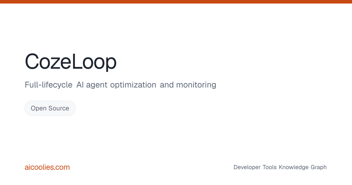 CozeLoop: Features, Pricing & Alternatives — aicoolies