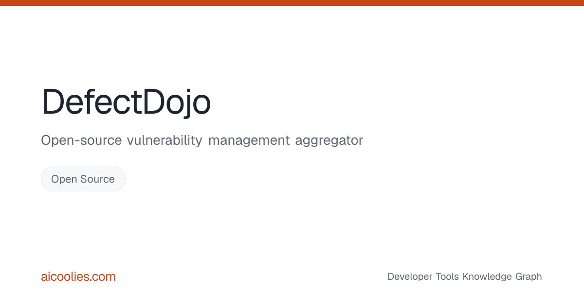 DefectDojo: Features, Pricing & Alternatives — aicoolies