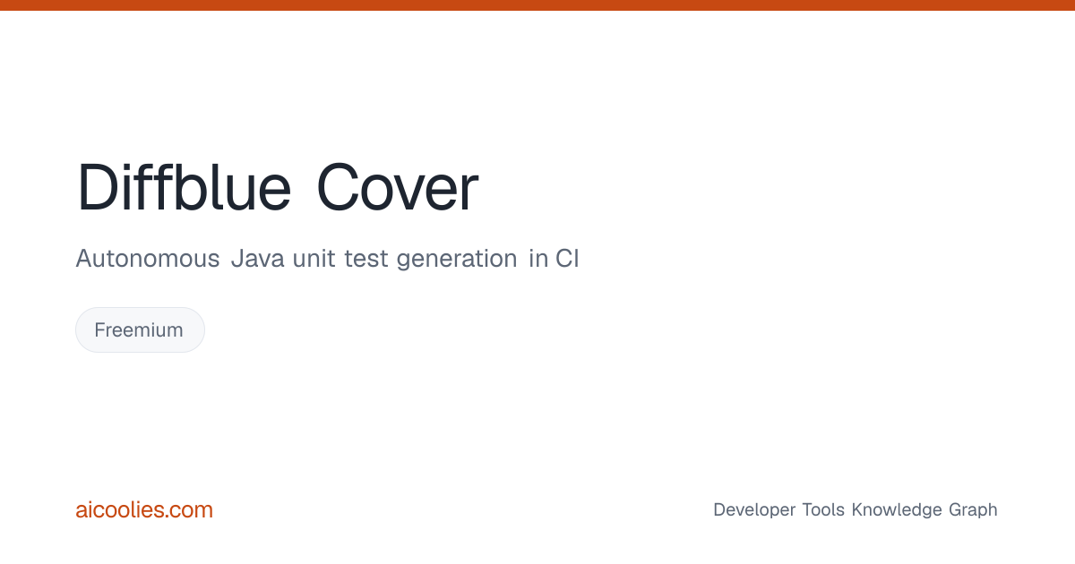 Diffblue Cover: Features, Pricing & Alternatives — aicoolies