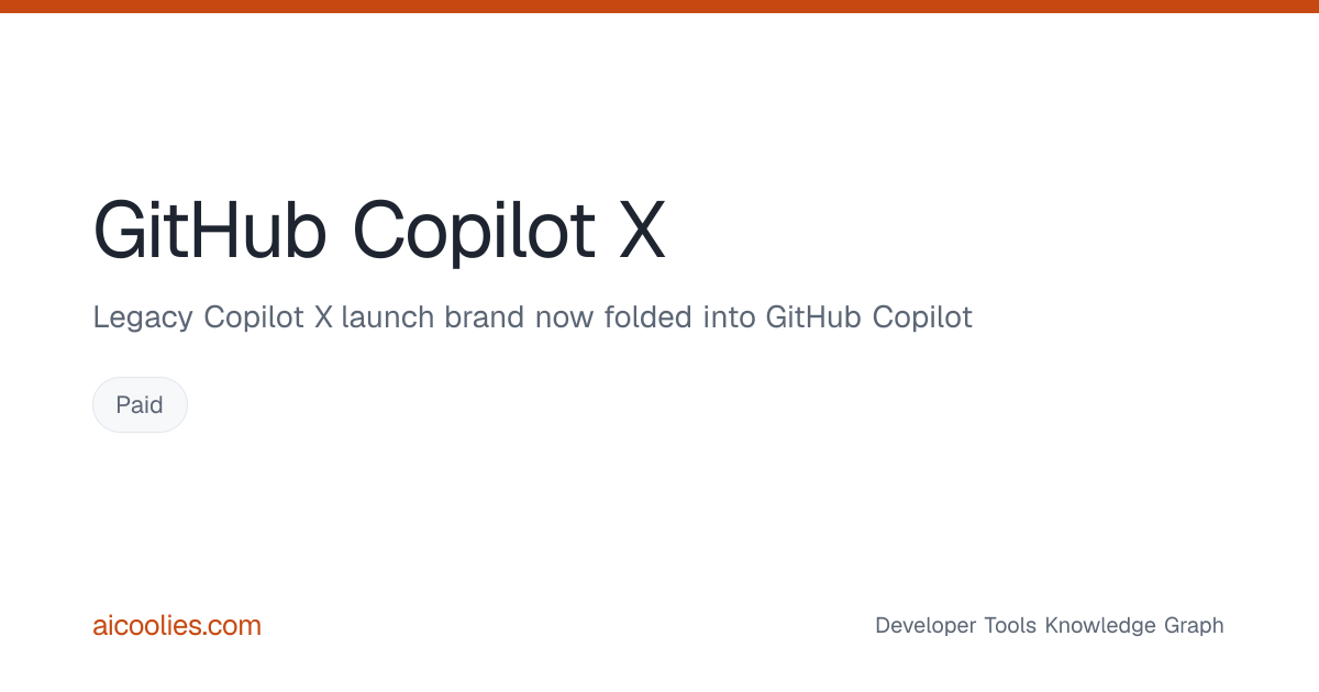 GitHub Copilot X: Features, Pricing & Alternatives — aicoolies
