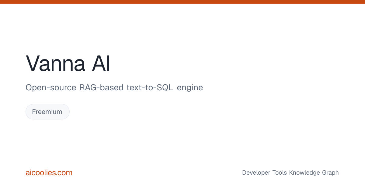 Vanna AI: Features, Pricing & Alternatives — aicoolies