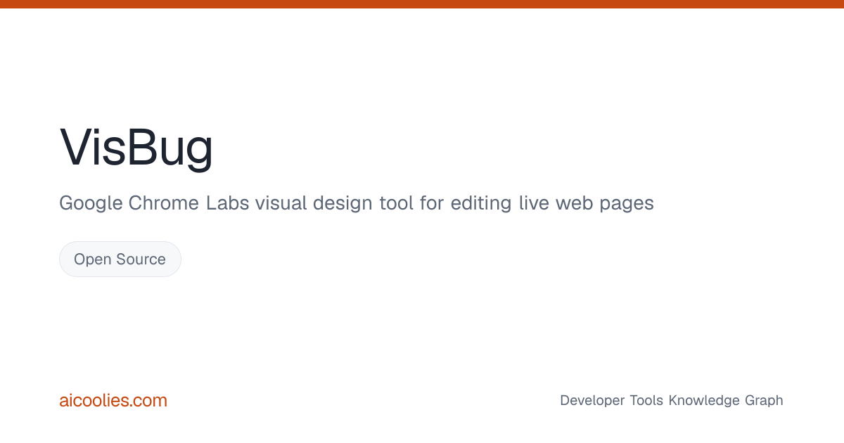 VisBug: Features, Pricing & Alternatives — aicoolies
