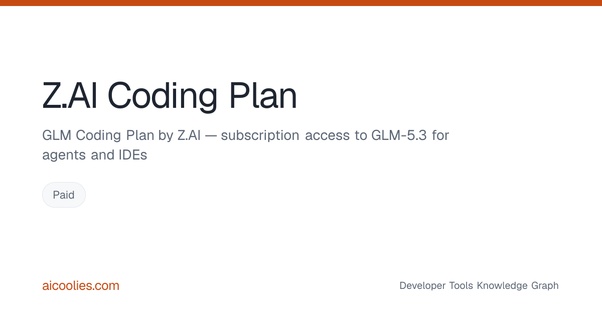 Z.AI Coding Plan: Features, Pricing & Alternatives — aicoolies